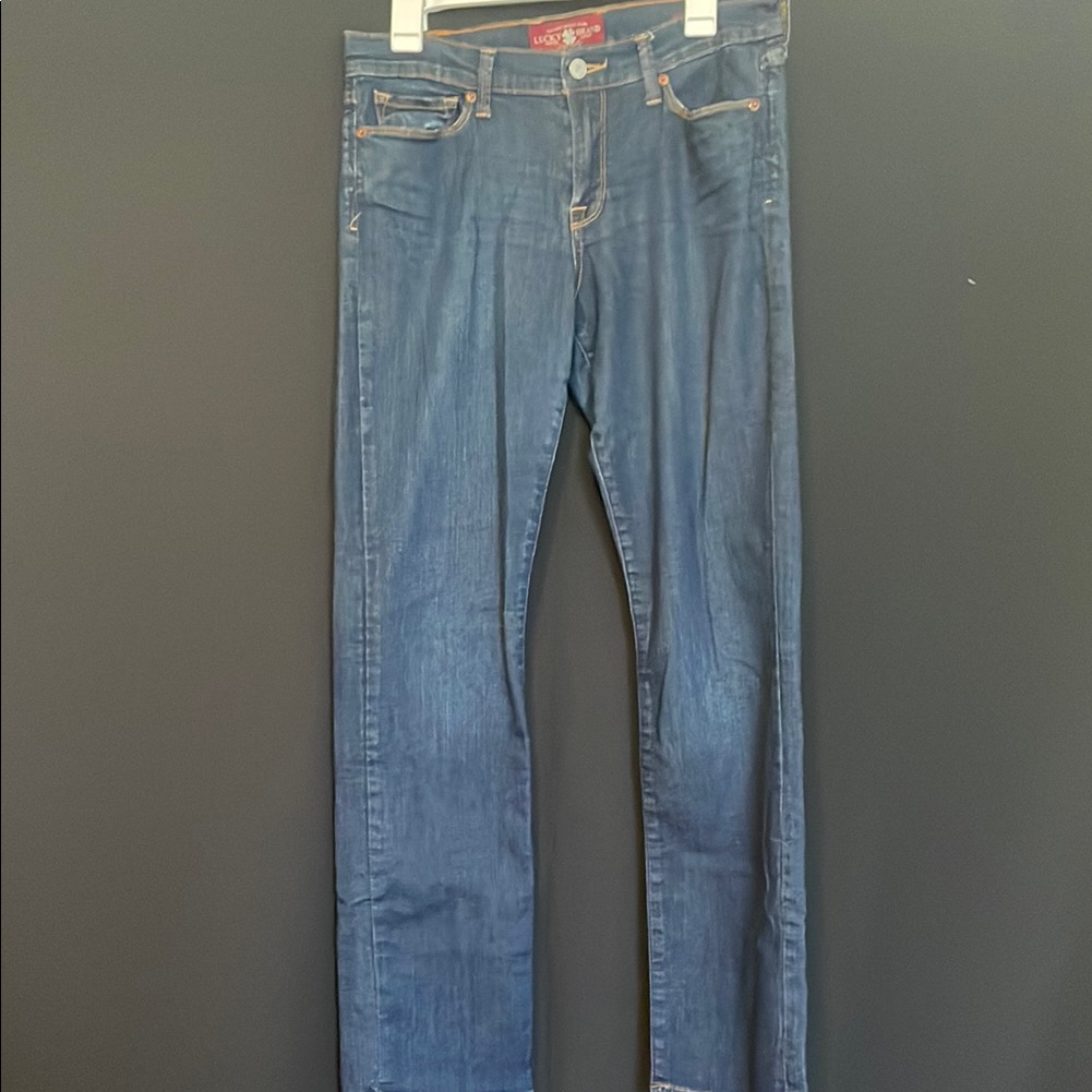 Lucky Brand Blue Straight Leg Jeans Classic Denim